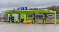 „Neste Lietuva” degalinių tinkle – pirmoji 300 kW galios elektromobilių įkrovimo stotelė