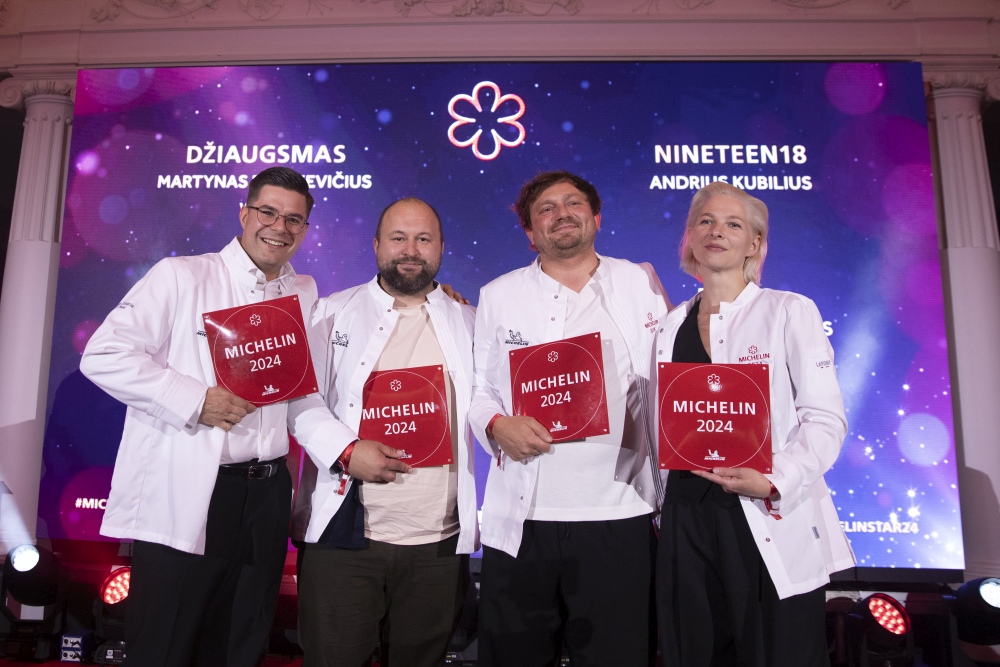 Paskelbti Michelin restoranai Lietuvoje – net keturi 