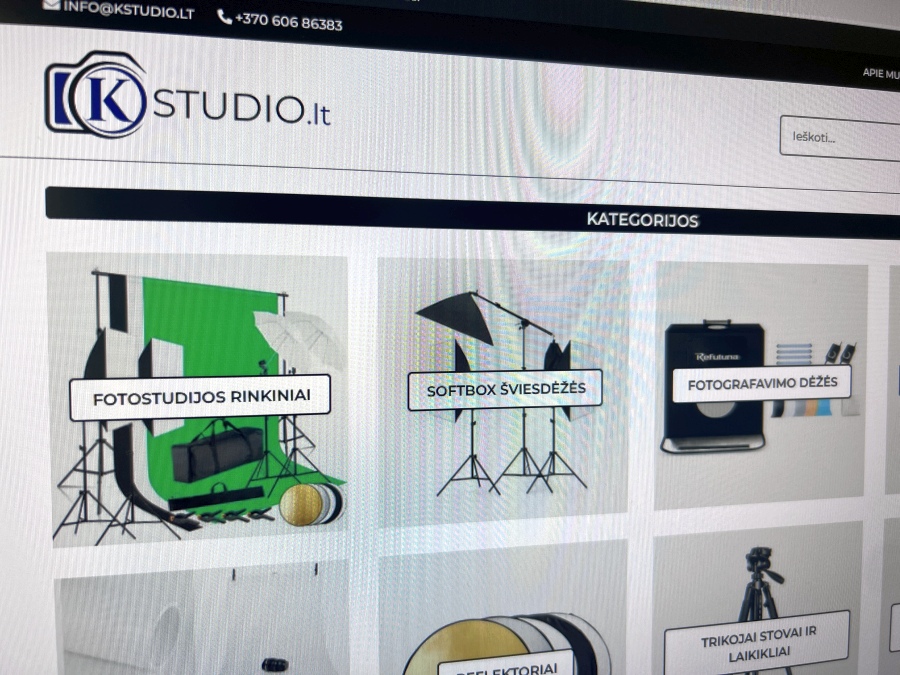 Foto technikos el. parduotuvė KStudio.lt – vieta, kur rasite viską fotografijai