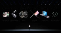 „Huawei“ pasauliui pristatė 6 naujus įrenginius: laikrodžius, nešiojamus kompiuterius ir bevieles ausines