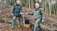 Vilniaus rinktinės pasieniečiai pasodino 5000 medelių