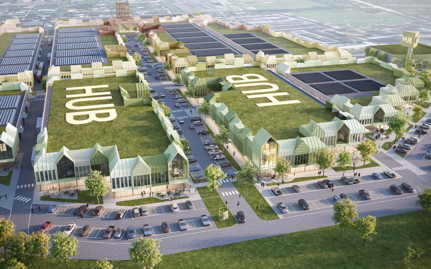 SBA „Urban Hub“ miestelio statybos – prie starto linijos